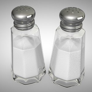 3D salt shaker model