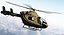 3D model light private jet helicopter
