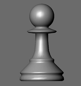 3d chess piece model