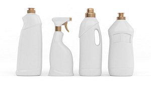 3D model Plastic Bottles Pack
