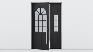 Aluminium door 320 3D model