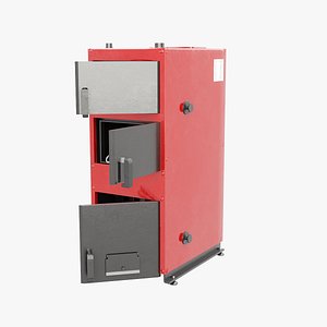 Residential Coal Furnace 3D model