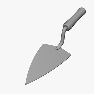 Hand Trowel - Geometry Only No Textures No Materials model