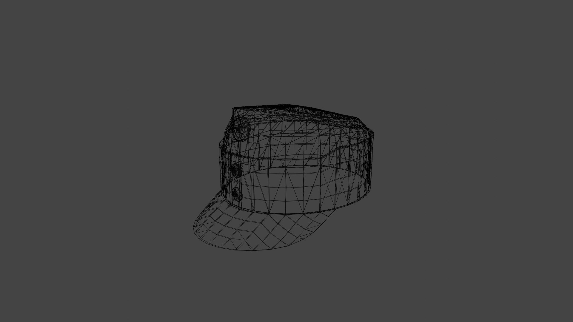 LowPoly WW1 Austro-Hungarian Field Cap Model - TurboSquid 2196607