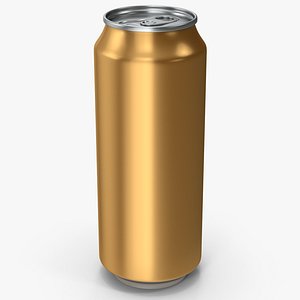 Gold Beer Can