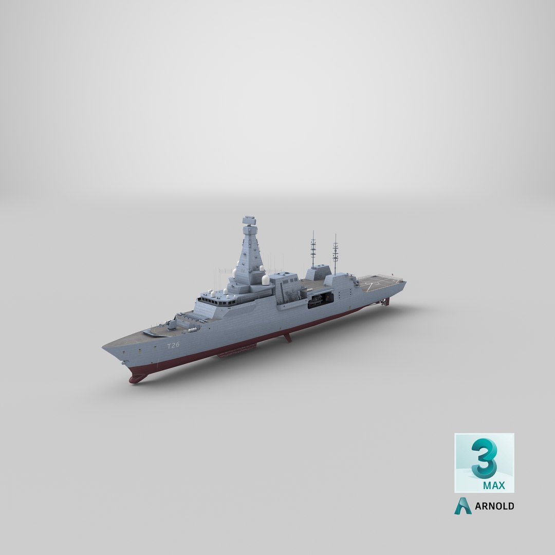 type 26 frigate 3D model https://p.turbosquid.com/ts-thumb/Td/svul91/JIS8cz9p/stemcell_max_arnold_render/png/1583794645/1920x1080/fit_q87/4c50ce04e5265cfc7dbe028fc8093a33e9125ff3/stemcell_max_arnold_render.jpg