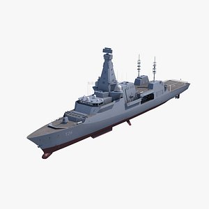 type 26 frigate 3D model