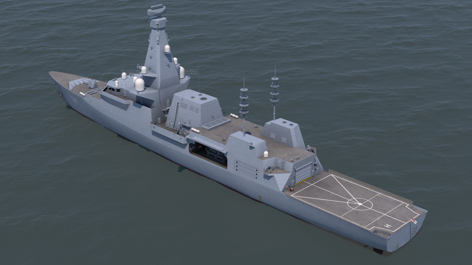 Type 26 frigate 3D model - TurboSquid 1222446
