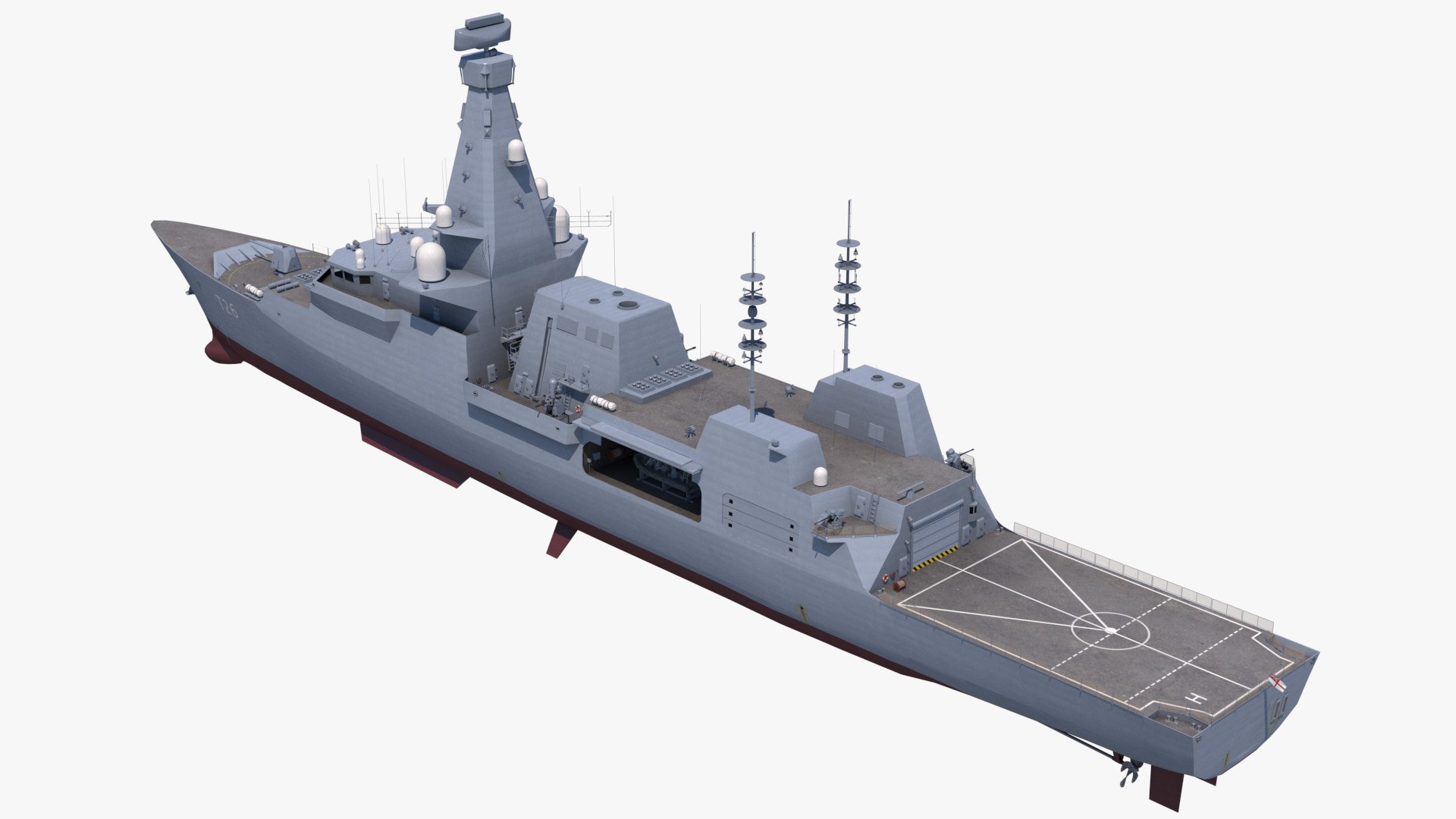 Type 26 frigate 3D model - TurboSquid 1222446