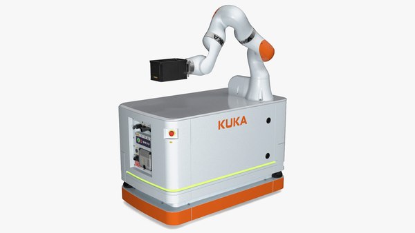 Mobile Platform For A Robotic Arm Mobile Robot KUKA KMR Iiwa With