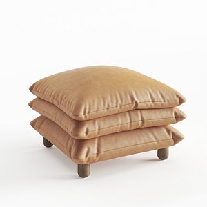 Padded Stool Pillows 3D model