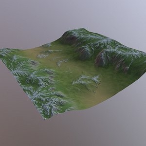 desert landscape nature 3D model