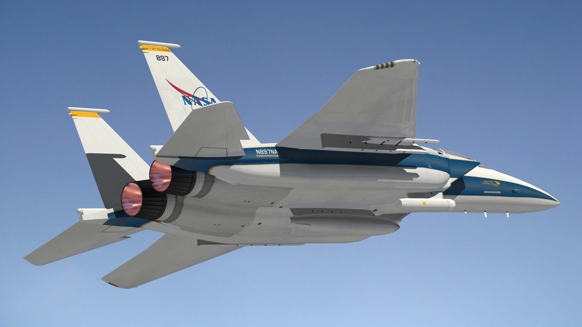 3D F15 Eagle NASA - TurboSquid 2194002