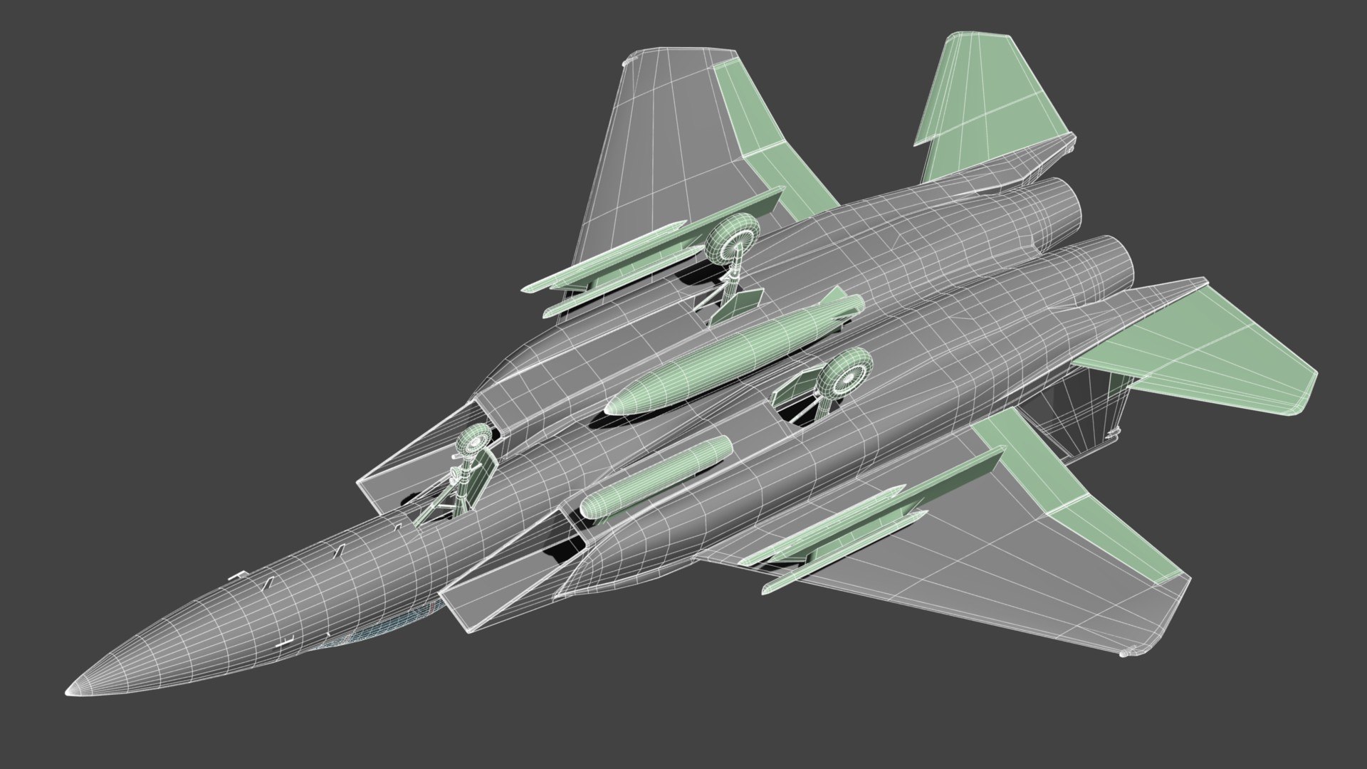 3D F15 Eagle NASA - TurboSquid 2194002