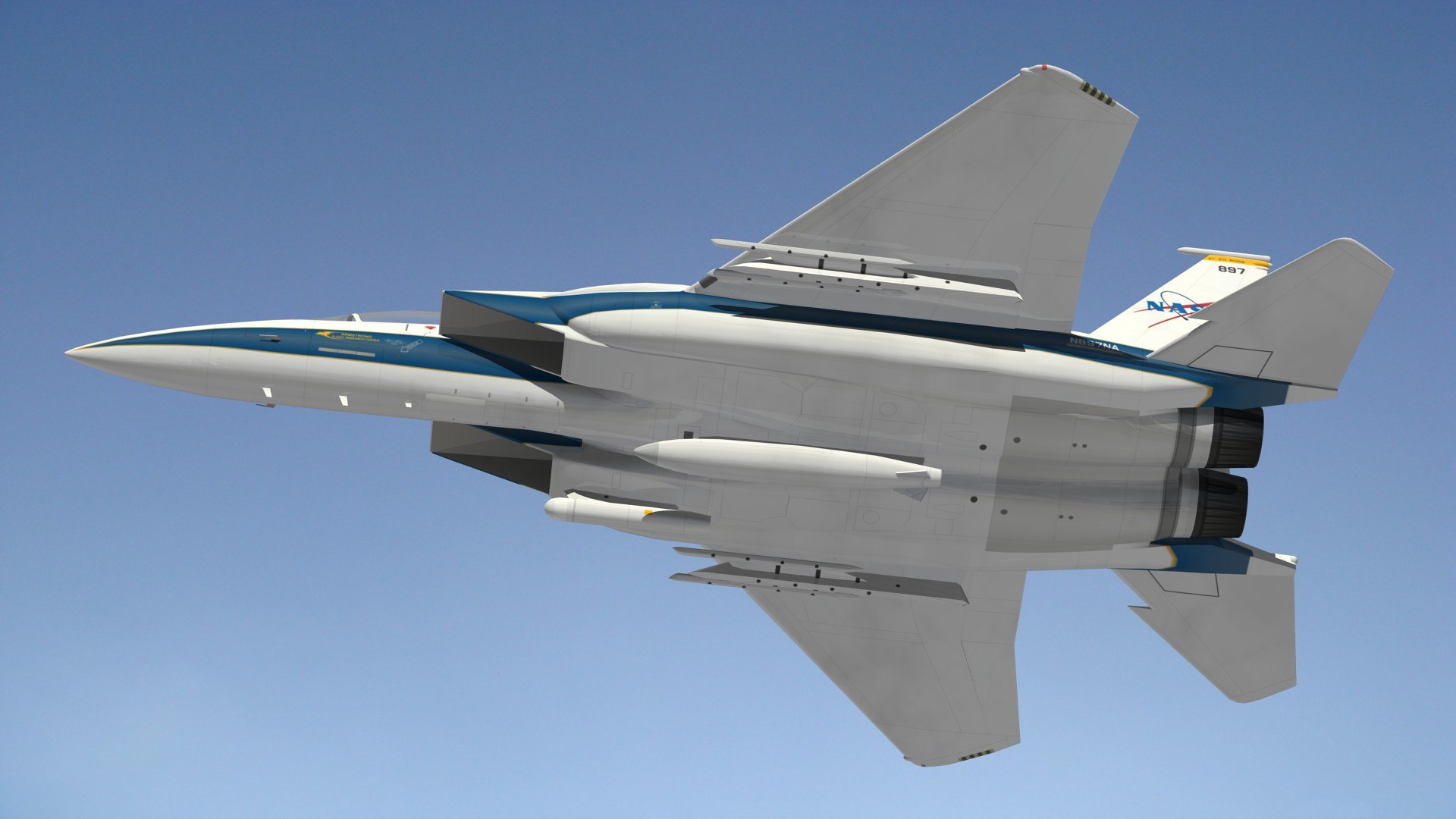 3D F15 Eagle NASA - TurboSquid 2194002