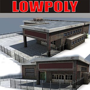 lowpoly Old Factory6