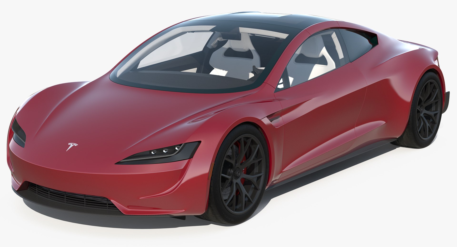 Tesla Roadster 3D model preview