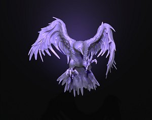CROW FOR 3DPRINT model