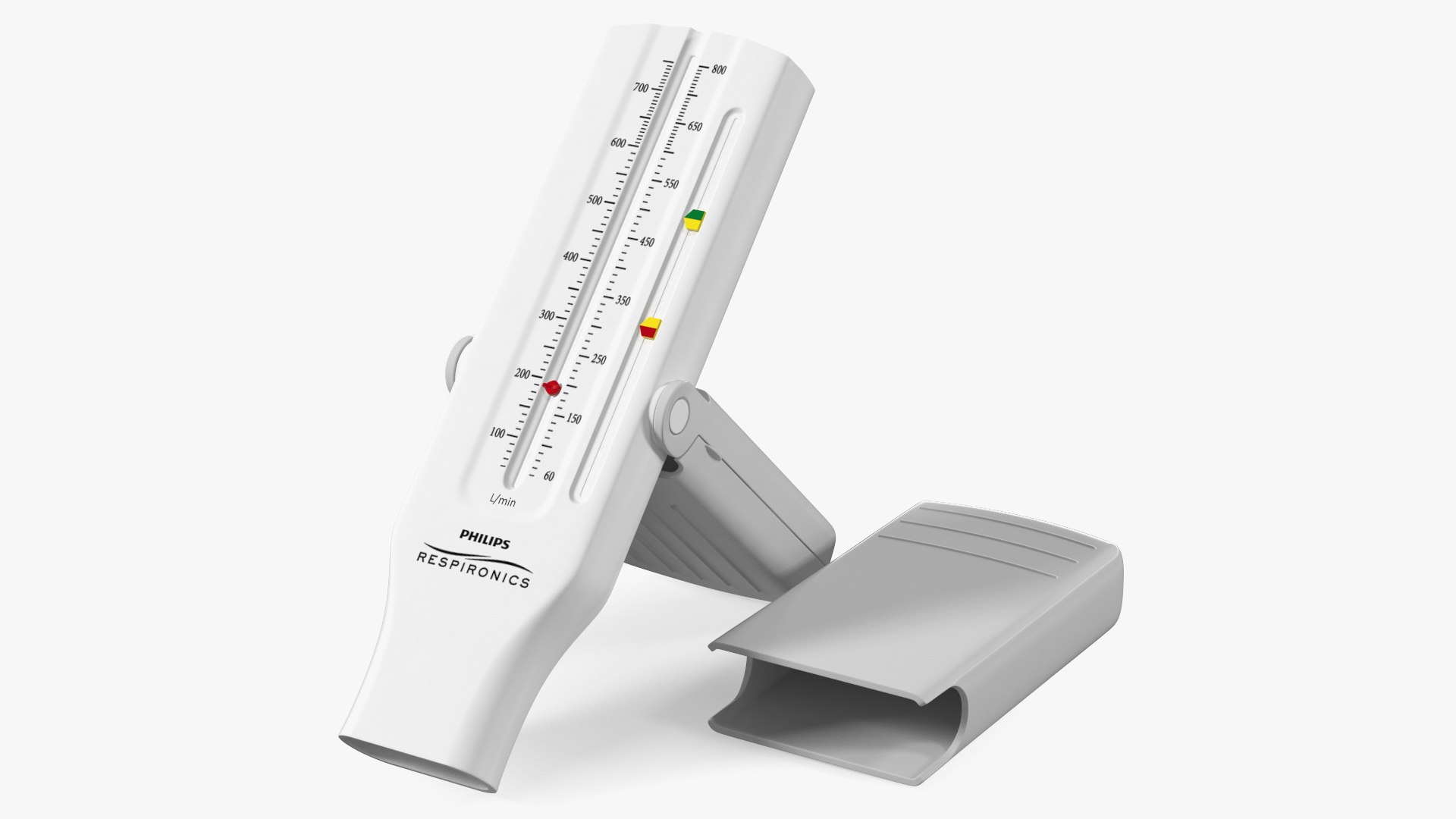 Philips AsthmaCheck Peak Flow Meter 3D model preview
