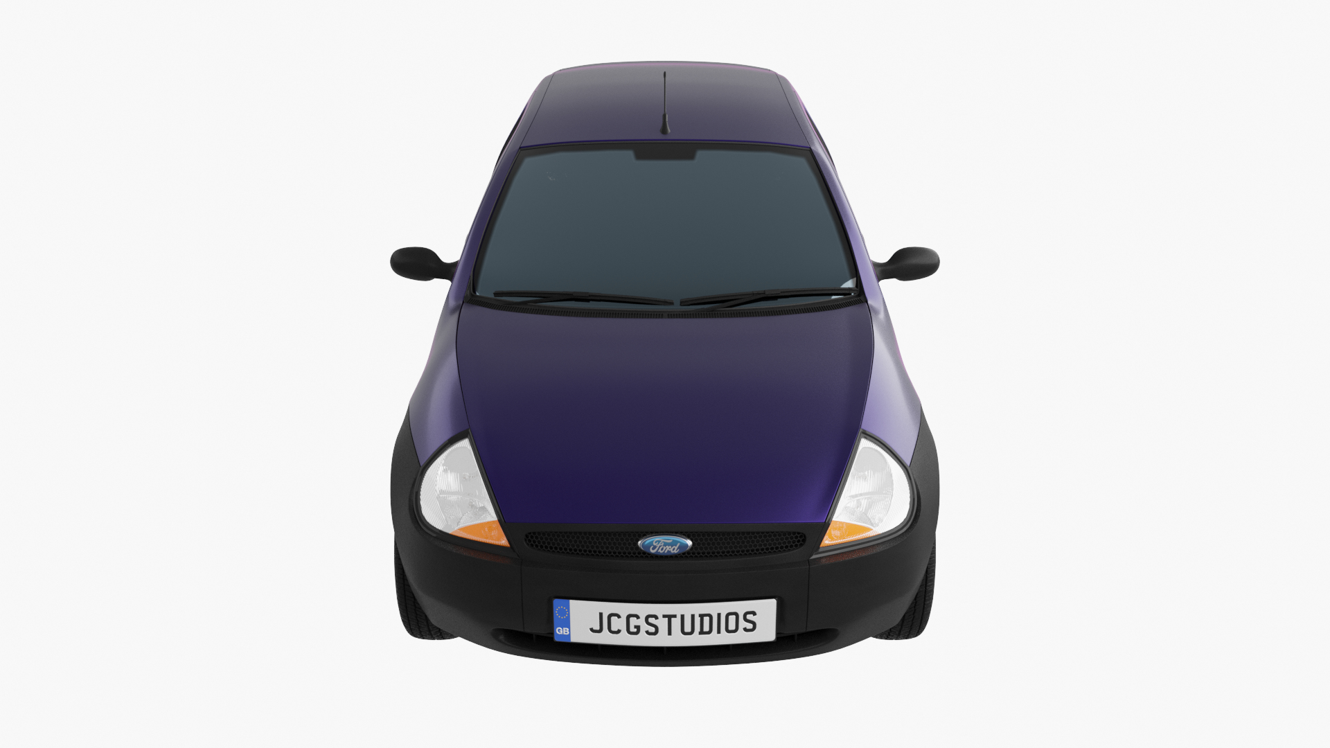 360 view of Ford Ka 2008 3D model - 3DModels store