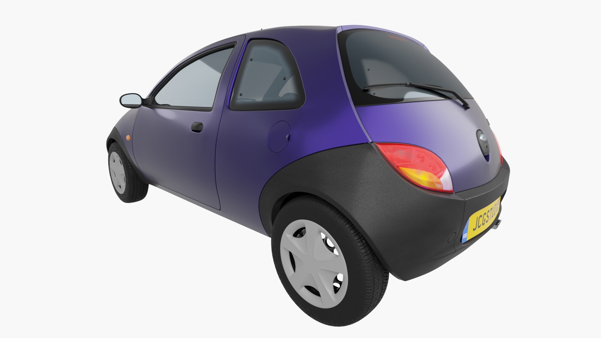 360 view of Ford Ka 2008 3D model - 3DModels store