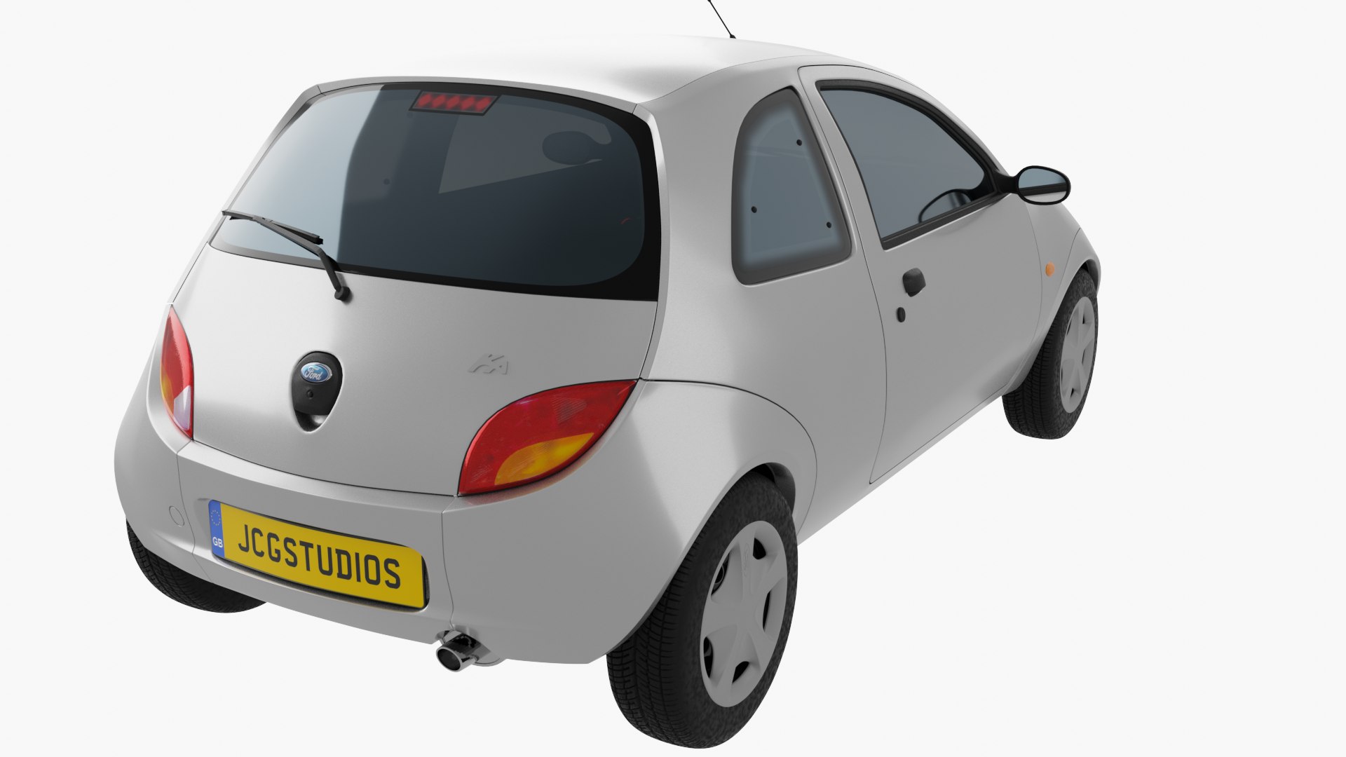 360 view of Ford Ka 2008 3D model - 3DModels store