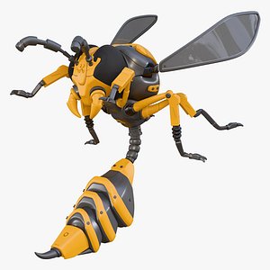 Wasp Robot SciFi Drone M1 model