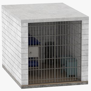 jail cell 02 3D model