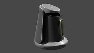 3D Coffe Maker in Blender 3Dblend and fbx