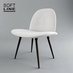 3D orlando wood chair softline