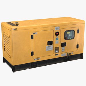 Diesel Generator Low Poly PBR