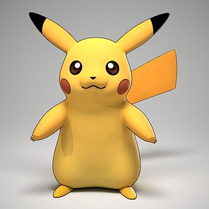 3d model pikachu pokemon