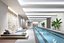 Indoor Swimming Pool Spa Interior Scene V6
