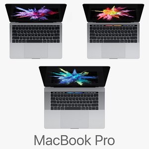 macbook pro 2016 3d model