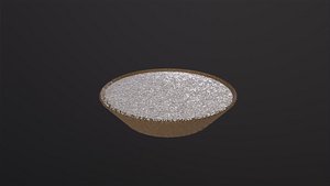 3D rice in basket