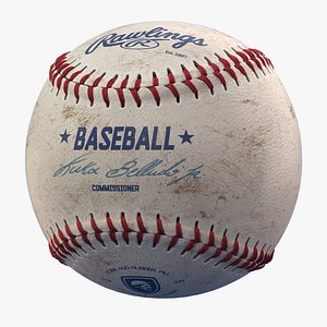 3D baseball ball