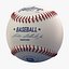 3D baseball ball
