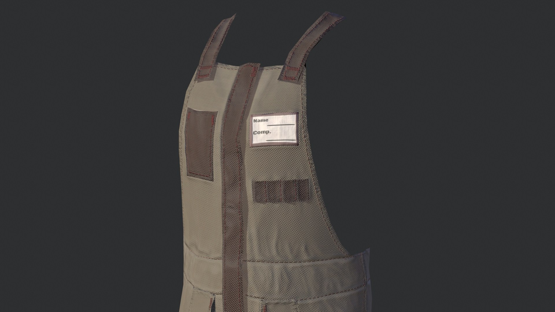 Work Overalls 3D Model - TurboSquid 1743256