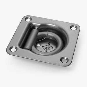 Caliber Stainless Steel D-Ring 3D