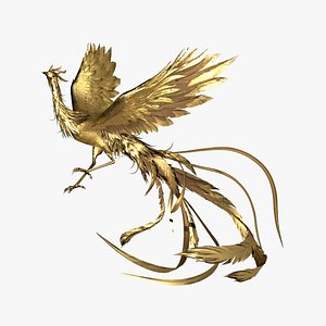 3D Phoenix Golden Phoenix model
