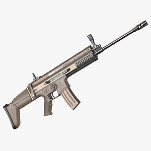 3D fn scar l aaa