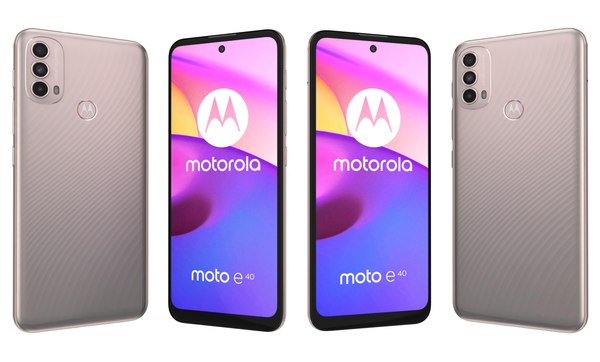 Motorola Moto E40 Gold 3D model