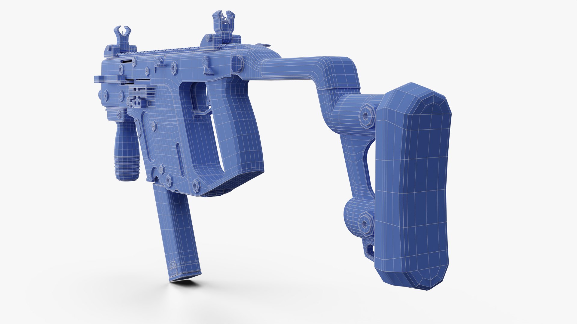 KRISS Vector Gen 1 SMG 45 ACP Camo 3D model - TurboSquid 1915142