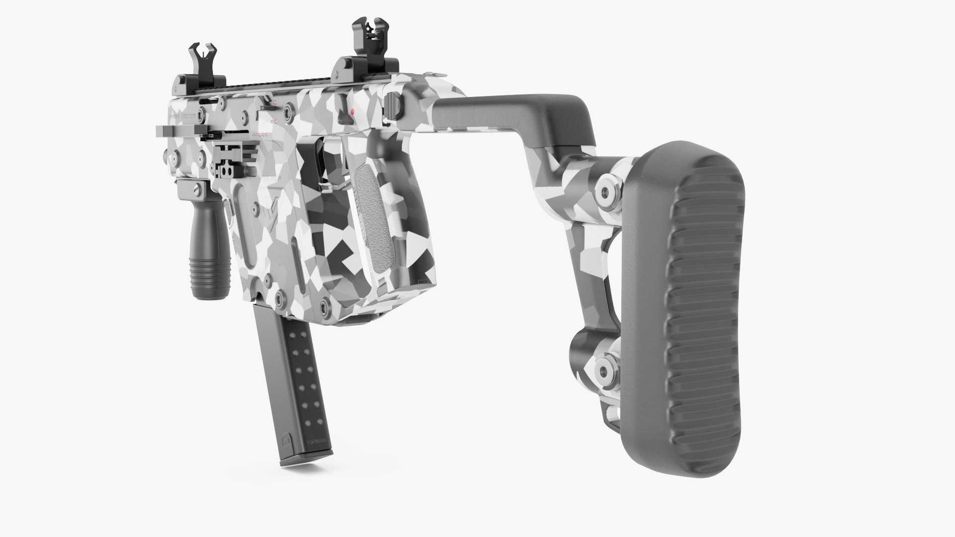 KRISS Vector Gen 1 SMG 45 ACP Camo 3D model - TurboSquid 1915142