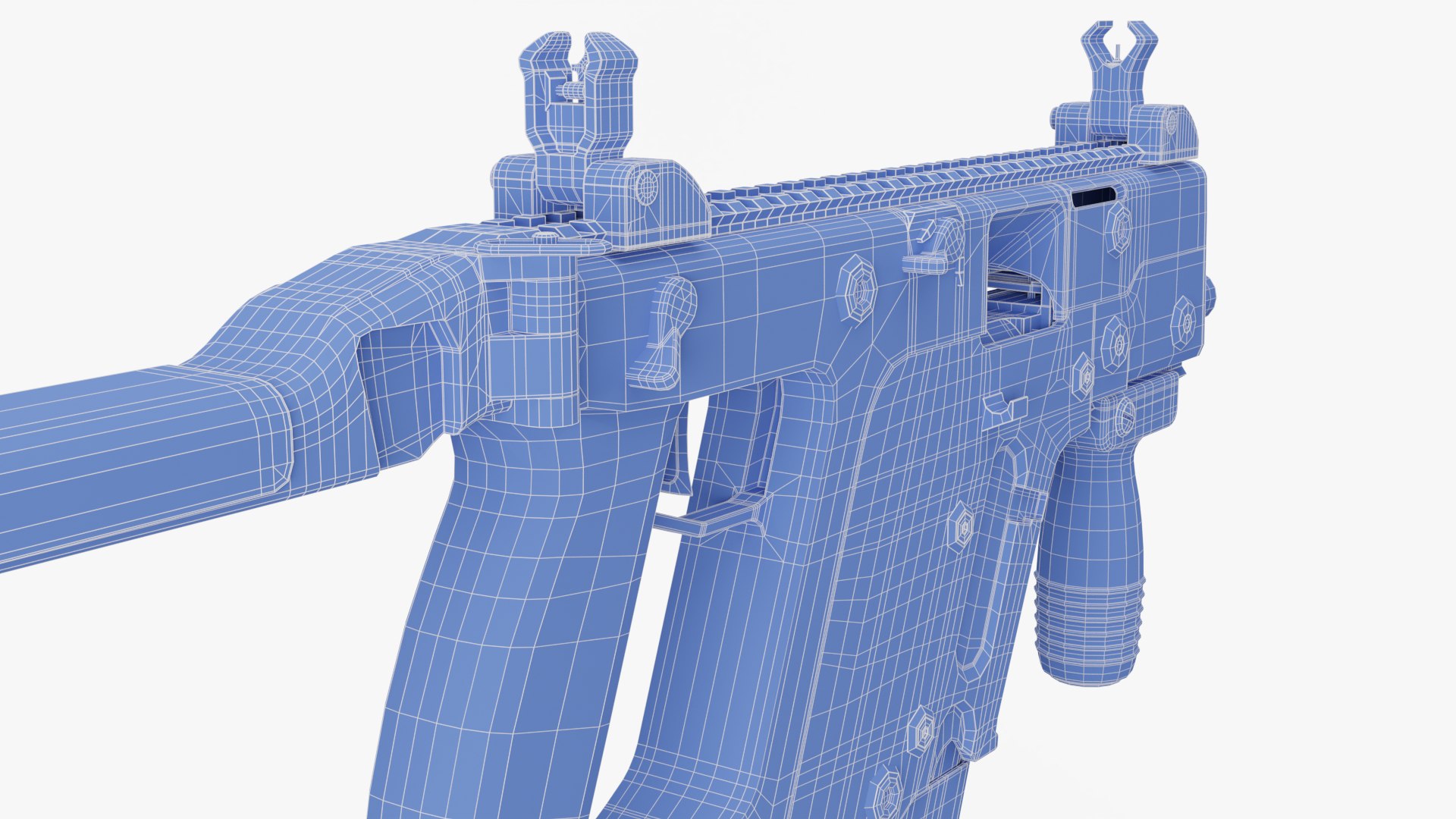 KRISS Vector Gen 1 SMG 45 ACP Camo 3D model - TurboSquid 1915142