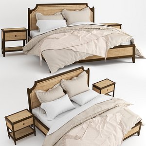 3D Pottery barn - ATHERTON BED