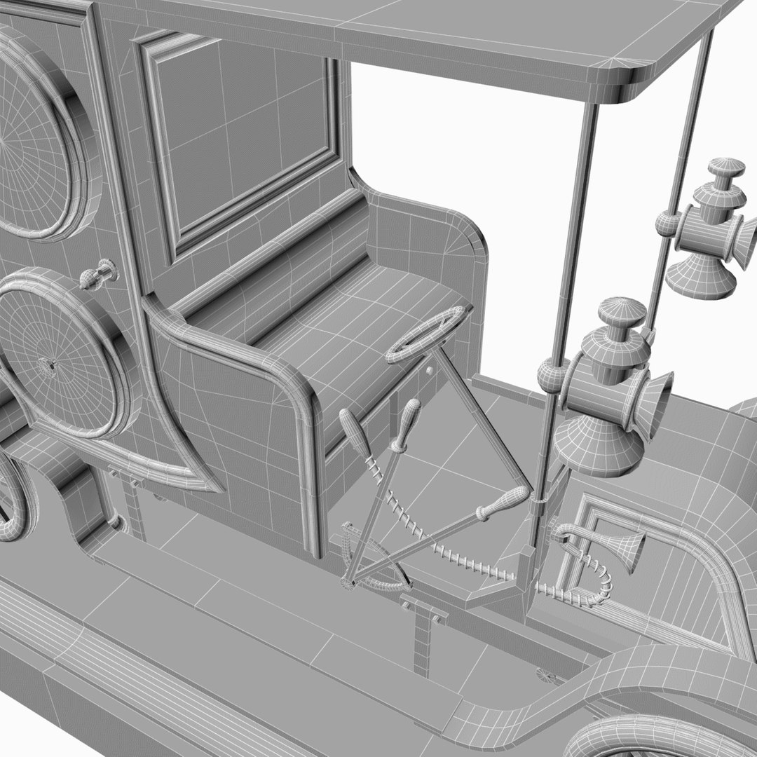 Industrial automaton car clock model - TurboSquid 1612785