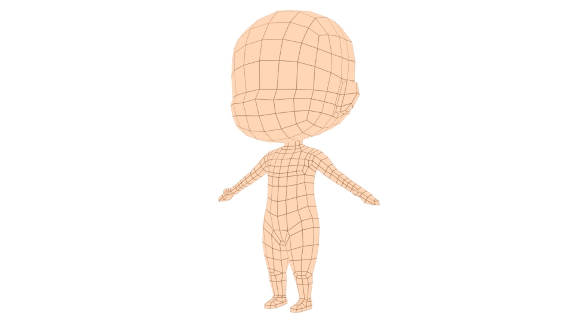 3D Model Chibi Basemesh - TurboSquid 1445877