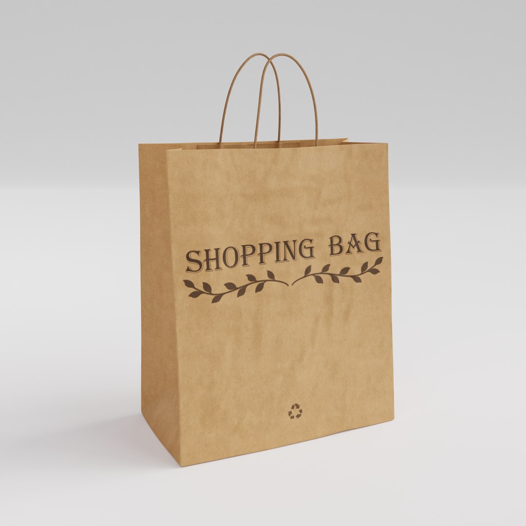 3D Model Shopping Bag 1 - TurboSquid 2037727