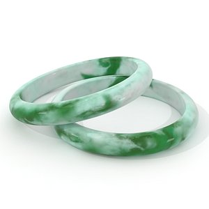 3D model bracelet band jade